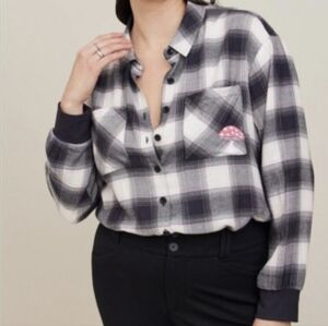 Torrid Flannel Button Down